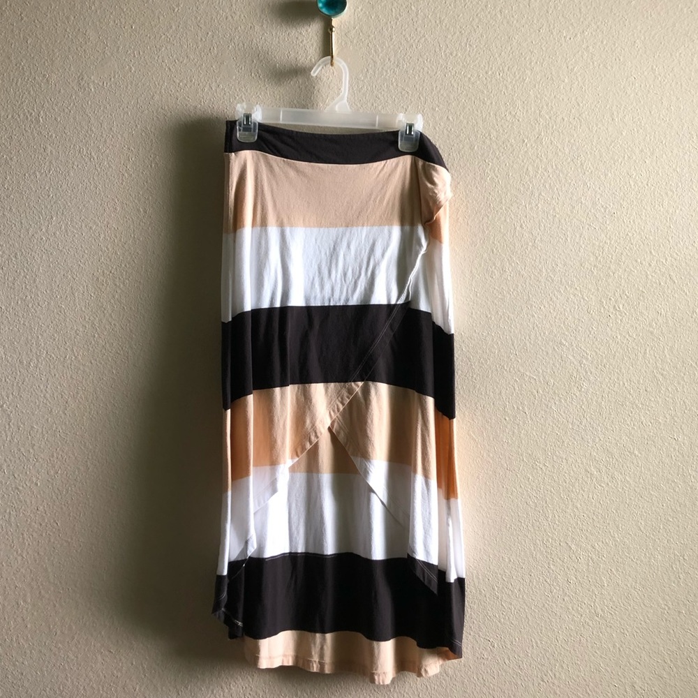 Threads 4 Thought Striped High Low Skirt